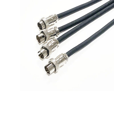 kaufen GX16 geschweißter männlicher wasserdichter Datenanschluss mit einem 6-drahtigen Kernmetallflugzeugstecker online manufacture