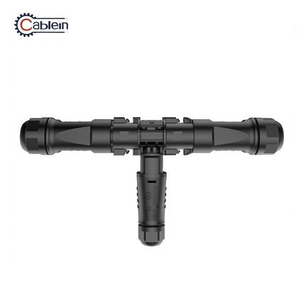 kaufen IP68 40A Hochstrom-Wasserdichte Datenverbindung Panel Mount Quick Plug Tee Adapter Online-Herstellung