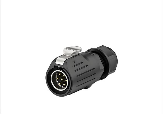 kaufen LP20 Serie 7-poliger IP68 wasserdichter Stecker 10A Flanschmontage Online-Herstellung