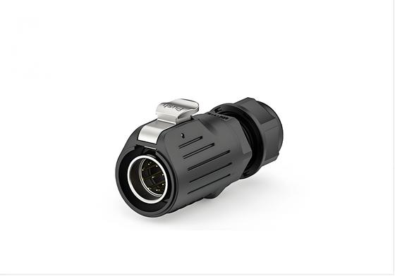 kaufen LP20 Series 9-Pin IP67 Waterproof Connector 5A Flange Mount Online-Herstellung