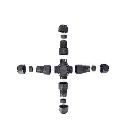 kaufen Wasserdichte M20 Schraubverschlussverbindung 1-3 Port IP67 für Strom- und Signalverteilung mit PA66-Material und 0,5 mm2-2,5 mm2 Drahtmessung Online-Herstellung