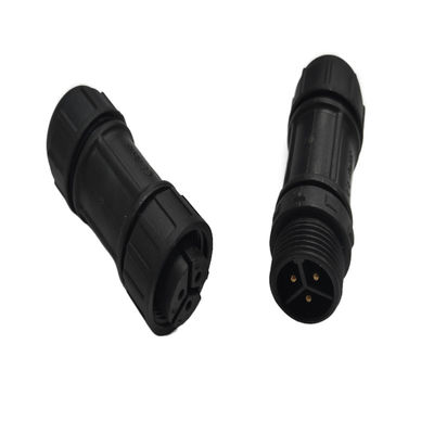 M12 Gewinde-Butt-Typ wasserdichtes Kreislaufanschluss 8A IP67-Anschluss 3 Pins