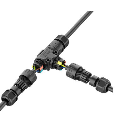 M20 Außenlandschaftsbeleuchtungs-Steckverbinder IP68 Wasserdicht 24A Hochleistung PA66 Nylon Adapter