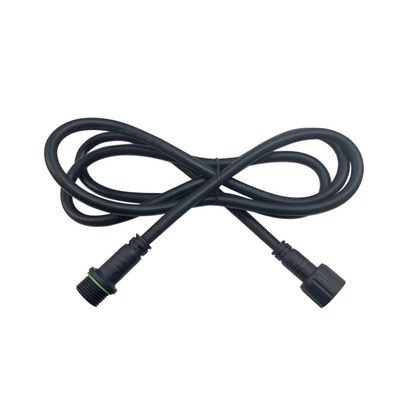 M18 Wasserdichter Stecker und Buchse mit IP68 Wasserdichtigkeit, 15A Strombelastbarkeit und PA66 Nylon Material für Außenbeleuchtung