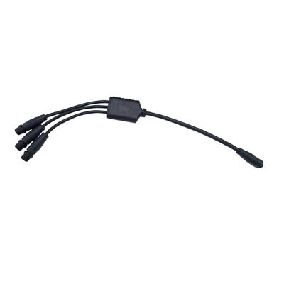Y-Typ IP68 M12 wasserdichtes Kabelanschluss Eine Minute Zwei / Eine Straßenlampe