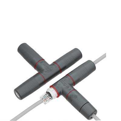 RJ45 T-Typ IP67 wasserdichtes Signalanschluss mit 125 V Spannung und 1000 MHz Übertragungsgeschwindigkeit für 5G-Kommunikation