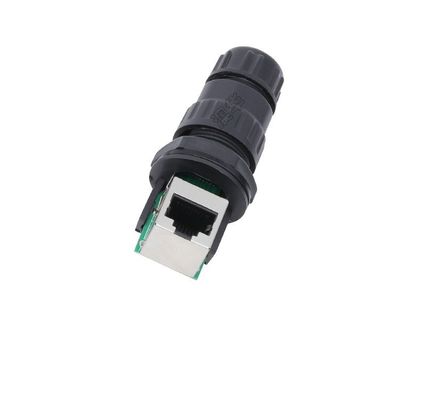 IP67 wasserdichter RJ45-Stecker mit 125V Spannung und 90-Grad-Winkel-Design für flexible Kabelführung