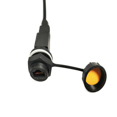 M20 Schraubtyp Wasserdicht IP67 RJ45 Stecker Datensignal Sicheres Netzwerk Flugzeugstecker