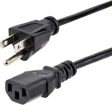 Schwarzer Stecker 4,8 mm Durchmesser für vielseitige Anwendungen