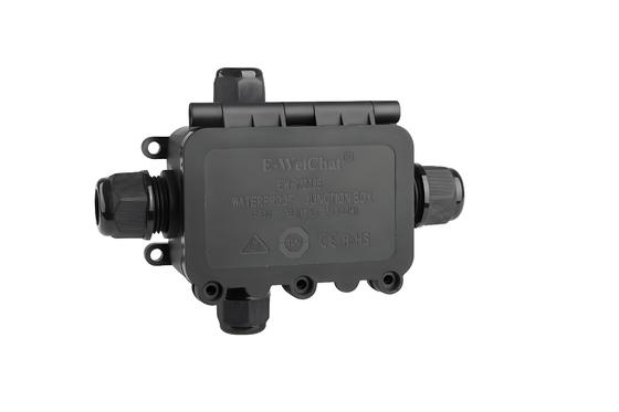Wasserdichte Spaltungsknotenbox 1 Eingang 3 Ausgänge Integrierte IP68